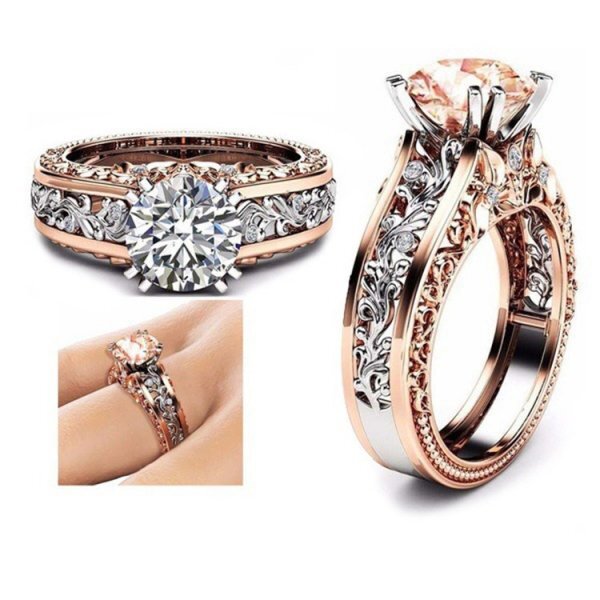 [ free shipping /ba year carefuly selected * today. Medama commodity!! abroad direct import ] pink gold finishing / large grain diamond CZ brilliant te The Yinling g