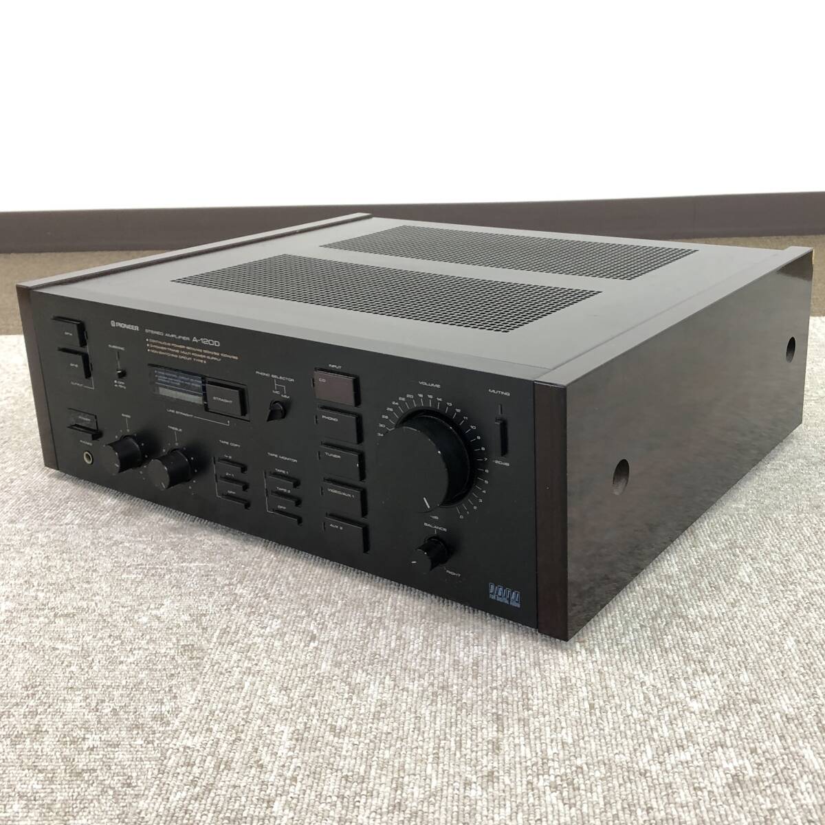 1 jpy start Pioneer Pioneer A-120D pre-main amplifier electrification verification settled present condition goods junk audio equipment sound equipment 