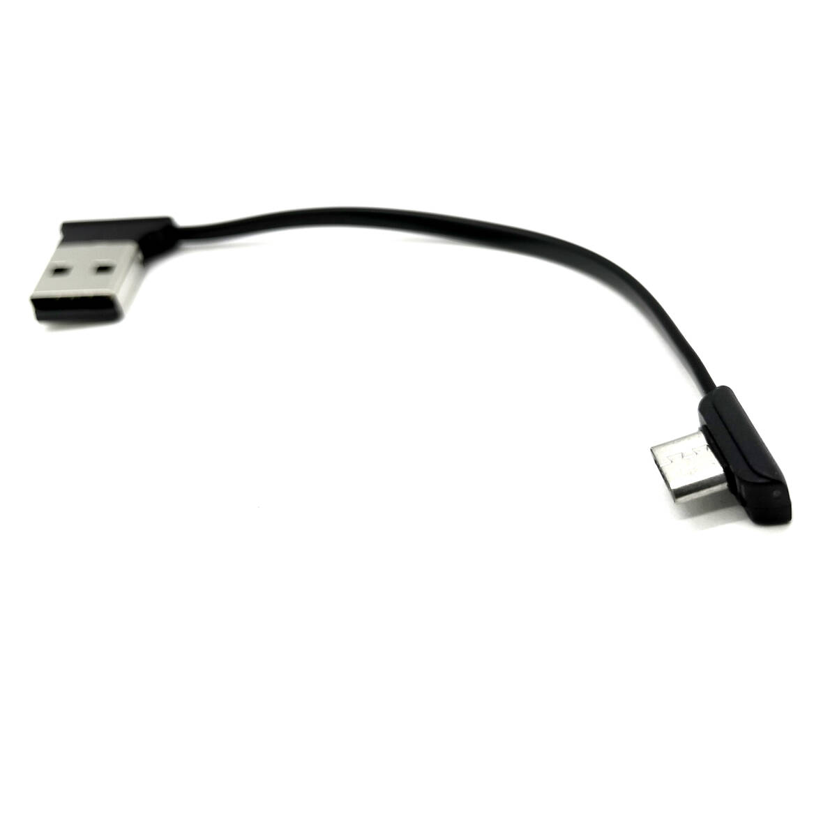 【未使用品】使い勝手の良いショート マイクロUSBケーブル L字 12cm パターン4 USB タイプA - microUSBタイプBケーブル【2405A-39】_画像7