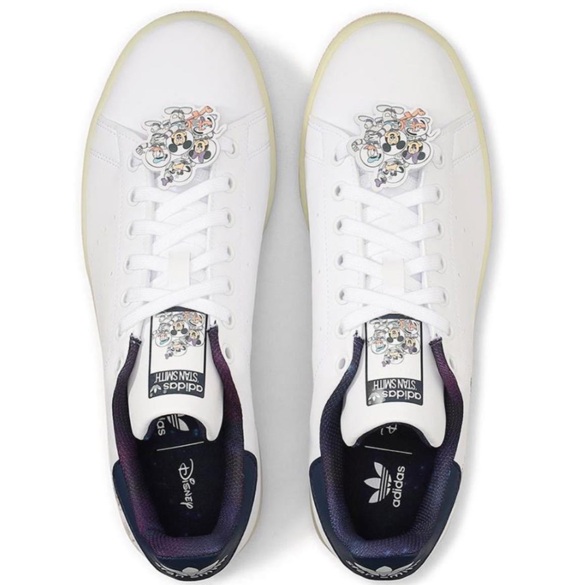  Disney collaboration 27.0cm new goods Stansmith adidas originals Disney STAN SMITH white white navy Mickey Adidas Originals 