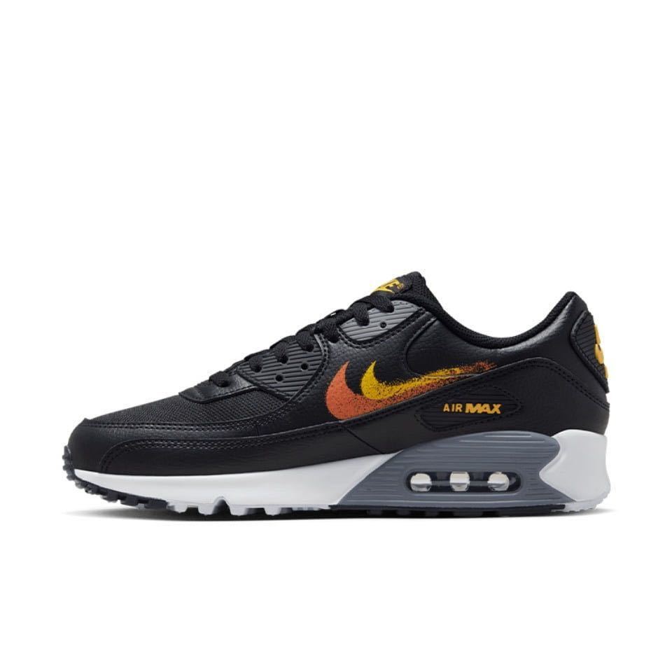 28.0cm 新品未使用 NIKE AIR MAX 90 ナイキ エア マックス エアマックス メンズ スニーカー ロー 定番 カジュアル シューズ 黒 ブラック_画像2