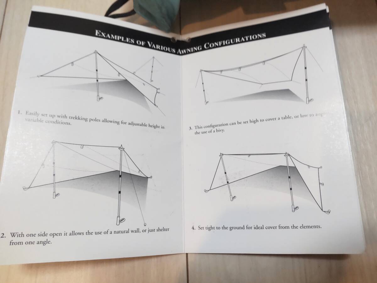 ★旧ロゴ　US製　OUTDOOR RESEARCH　アウトドアリサーチ　タープ　★Alpine Awning　★未使用品　★はがれ等有_画像6