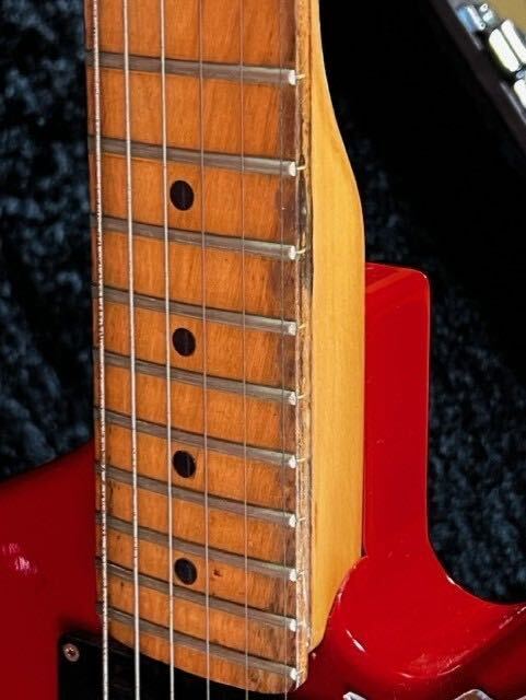 ESP производства Random Star зеркало pick guard Takasaki . модель 1990 год первый период модель трудно найти [ жесткий чехол имеется ]PickUp:LH-200