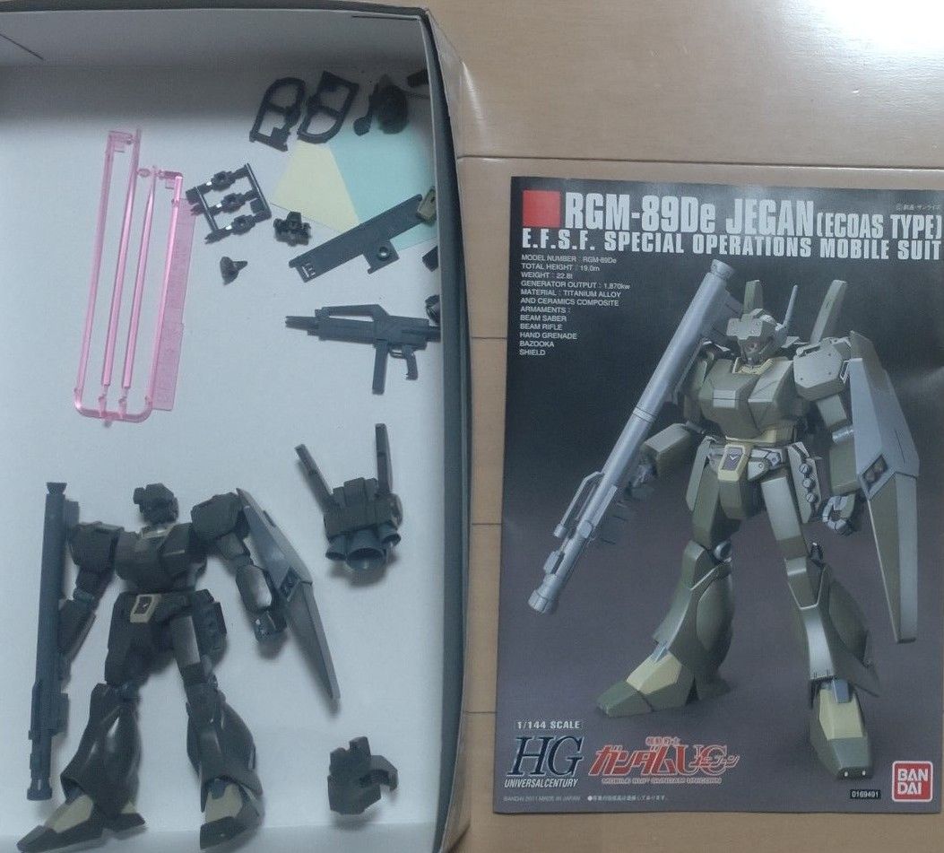 HG ジェガン　エコーズ仕様　組立済み　ジャンク品