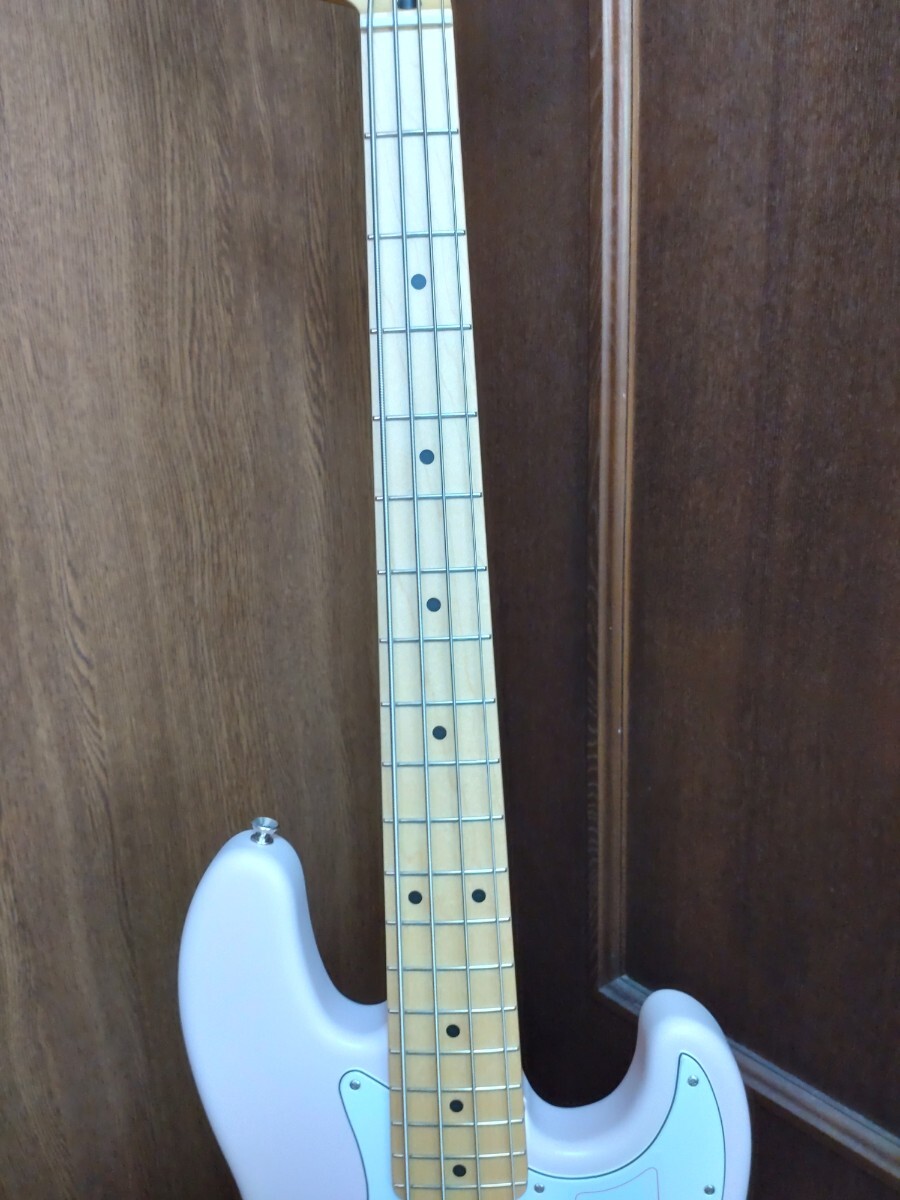 Fender Made In Japan Junior Collection Jazz Bass Satin Shell Pink ジャズベース バスウッドボディ メイプルネック メイプル指板 30inchの画像3
