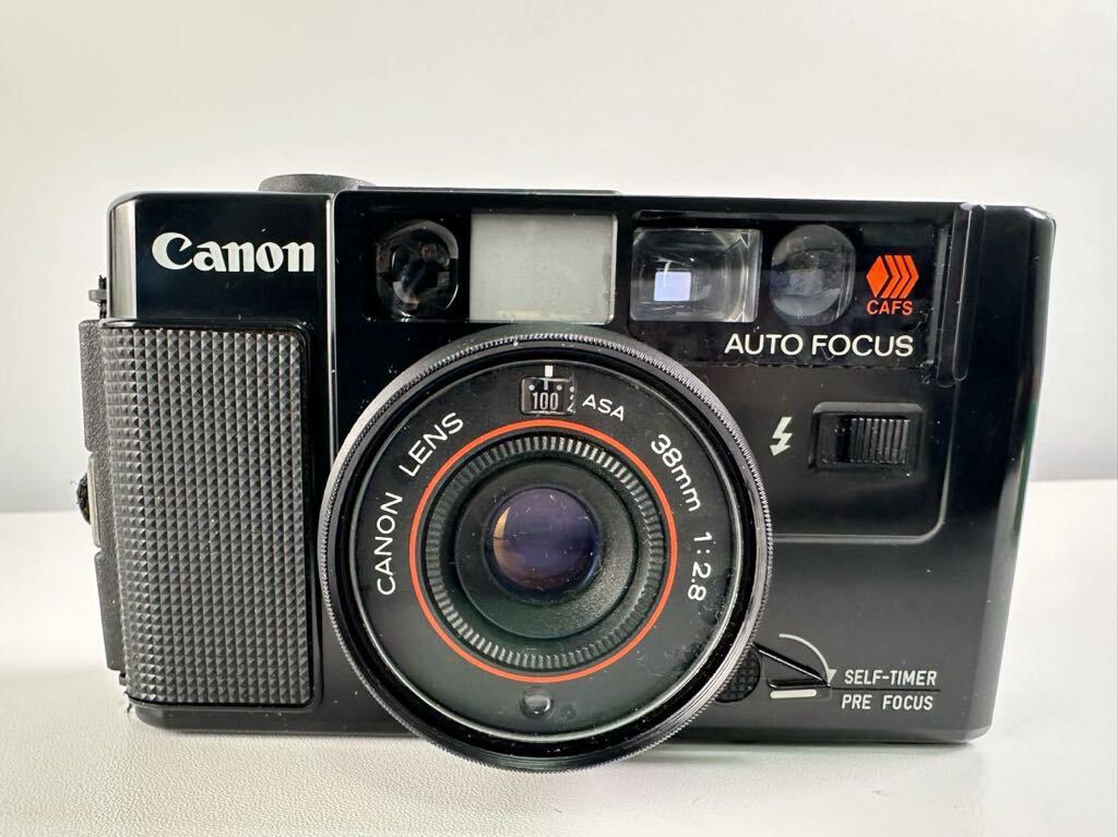 【5/60ES】Canon キャノン AF35M フィルムカメラ コンパクトフィルムカメラ 動作未確認_画像2