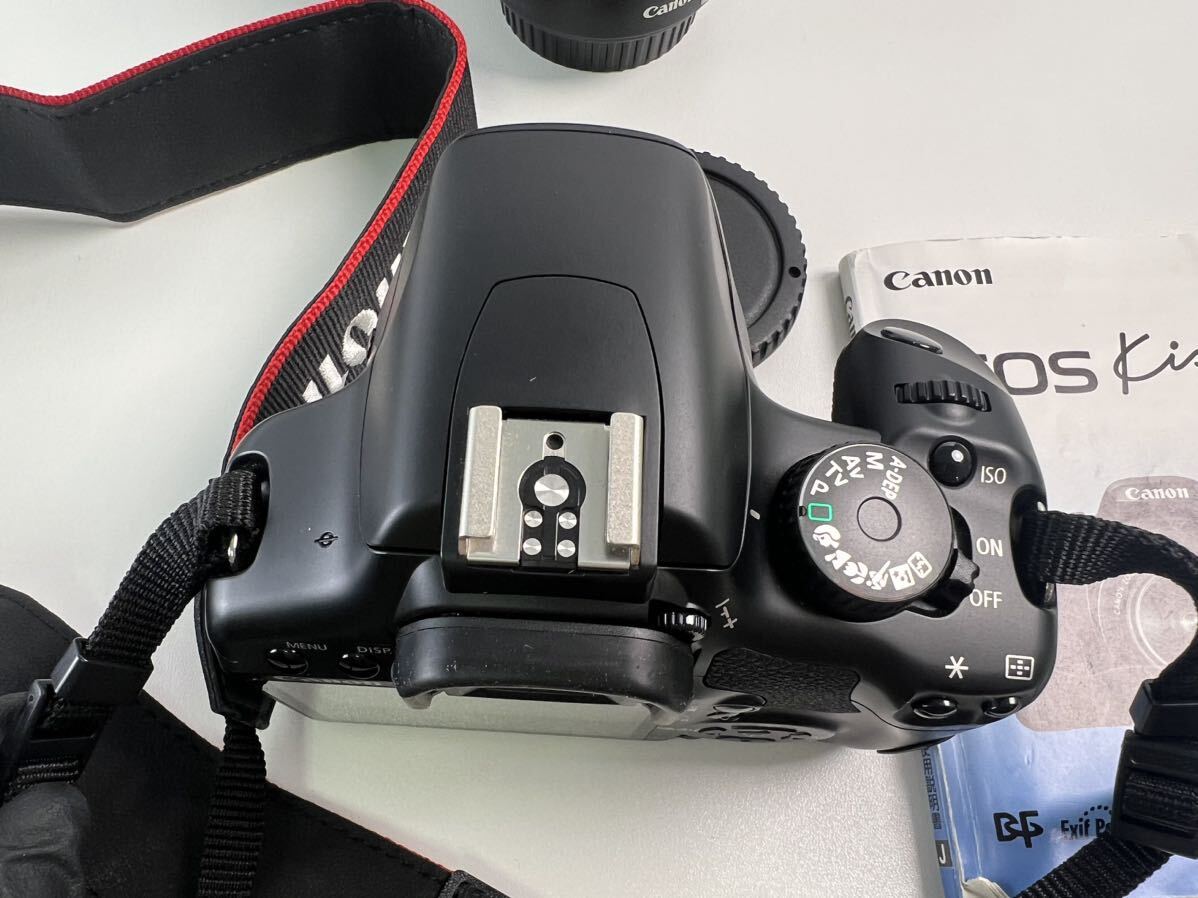 【5/37ES】Canon EOS Kiss x2 DS126181 デジタルカメラ レンズ EF-S 18-55mm 1:3.5-5.6IS まとめ 動作確認済_画像5