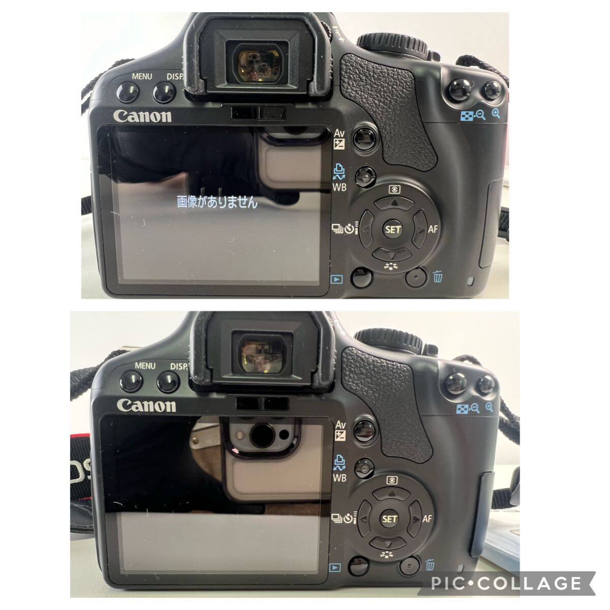 【5/37ES】Canon EOS Kiss x2 DS126181 デジタルカメラ レンズ EF-S 18-55mm 1:3.5-5.6IS まとめ 動作確認済_画像4
