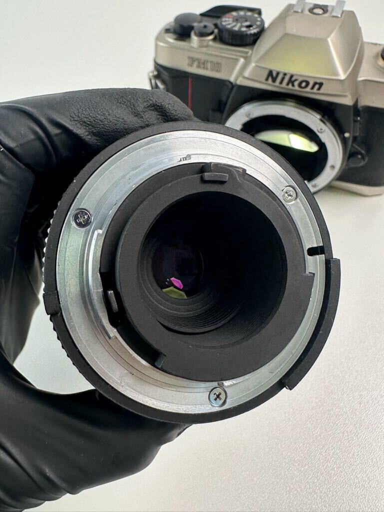 【5/31ES】Nikon ニコン FM10 一眼レフカメラ レンズ 動作未確認_画像8
