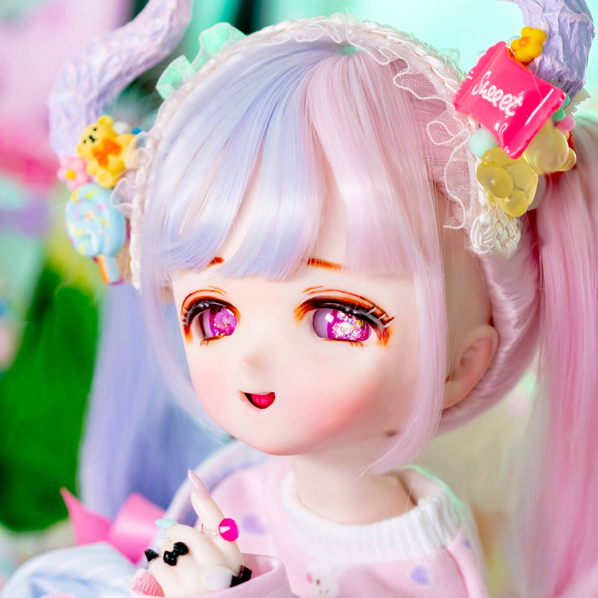 sugar tiara】MDD カスタムドールDDH-01 SW カスタムヘッド sugar tiara】MDD カスタムドールDDH-01 SW カスタムヘッド