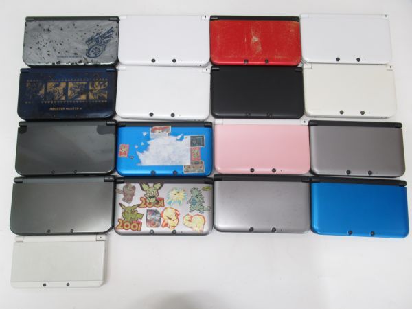 大量まとめ ニンテンドー New3DSLL New3DS 3DSLL 本体 計17台セットの画像1