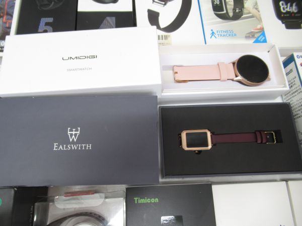 1F-S1 large amount summarize smart watch fitness wristband unopened contains total 33 piece set HUAWEI GT GREENON shot navi Uwatch2 other 