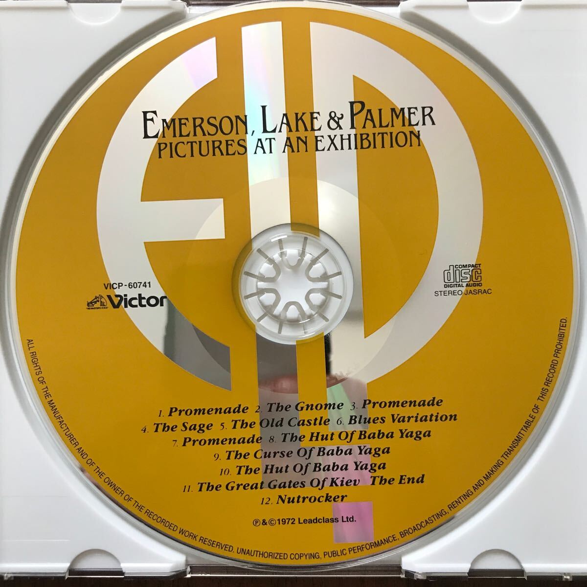  прекрасный товар CD EMARSON, LAKE & PALMER/PICTURES AT AN EXHIBITION записано в Японии ema-son, Ray k& химическая завивка -