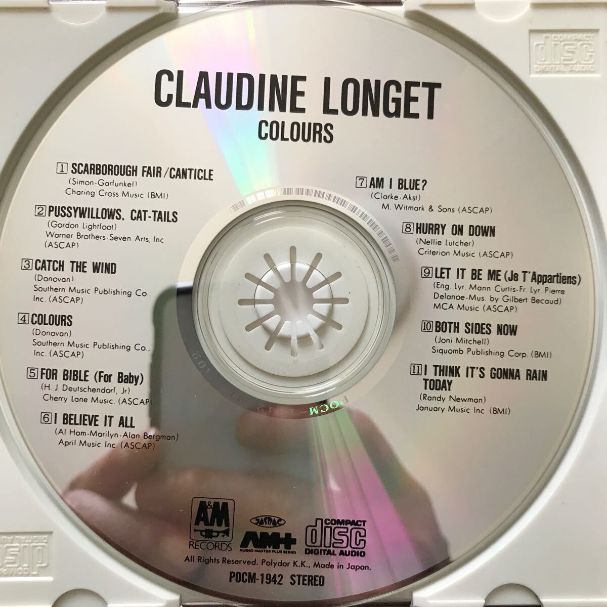 美品CD CLAUDINE LONGET/COLOURS 日本盤 クロディーヌ・ロンジェ/カラーズ ソフトロック_画像5