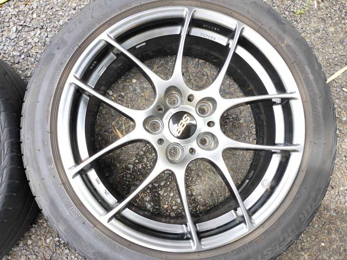 【即決】☆BBS☆RF506☆225/45R17☆7.5J☆ET50☆ゴルフ7☆ポテンザ☆PCD112☆_画像4