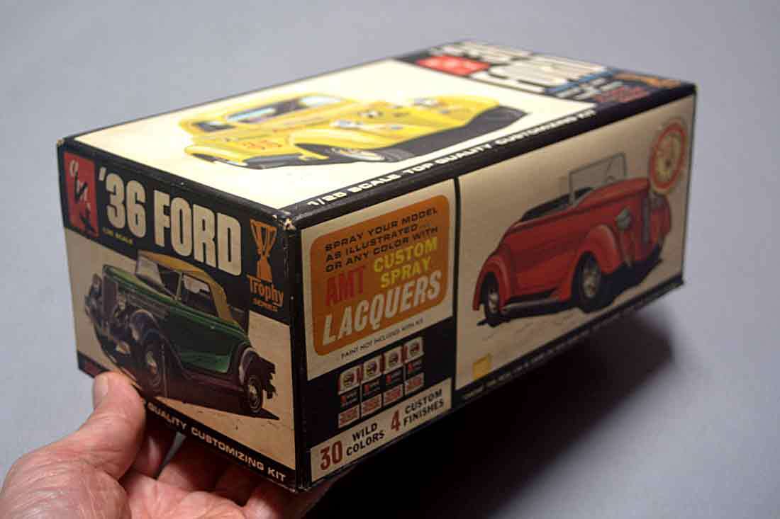 `36 FORD・COUPE/ROADSTER・50～60年ぐらい前の未組み立て模型・1/25 SCALE_画像5