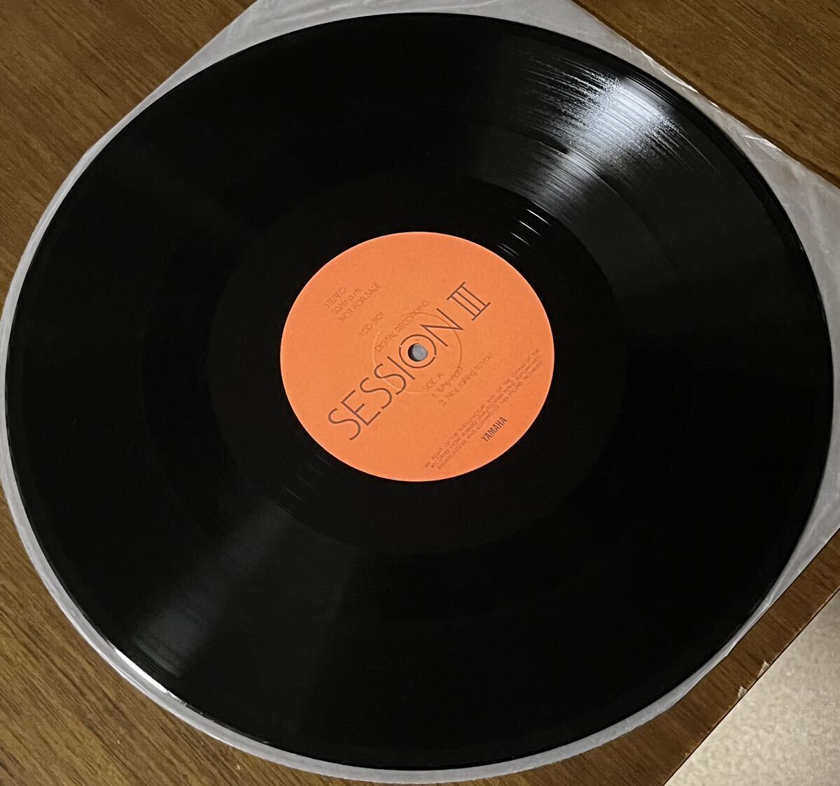 yamaha session III レコード LP 帯 インサート 和モノ 和ジャズ ヤマハ スピーカー フェアー記念 委託制作盤 非売品 土居慶子 松居慶子_画像7