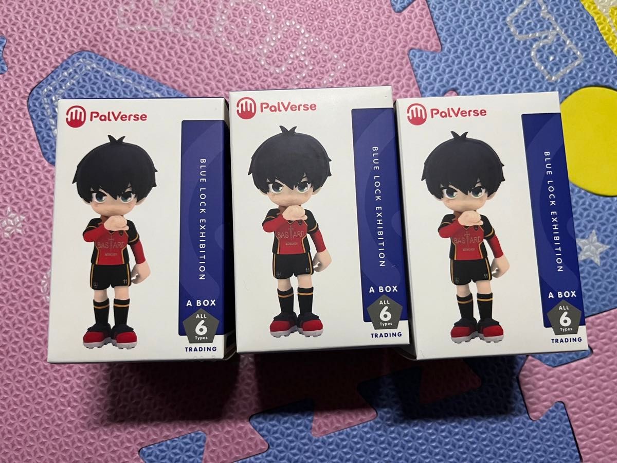 ブルーロック展 PalVerse パルバース フィギュア 新品未開封 3個 ブルーロック展 PalVerse パルバース フィギュア 新品未開封 3個