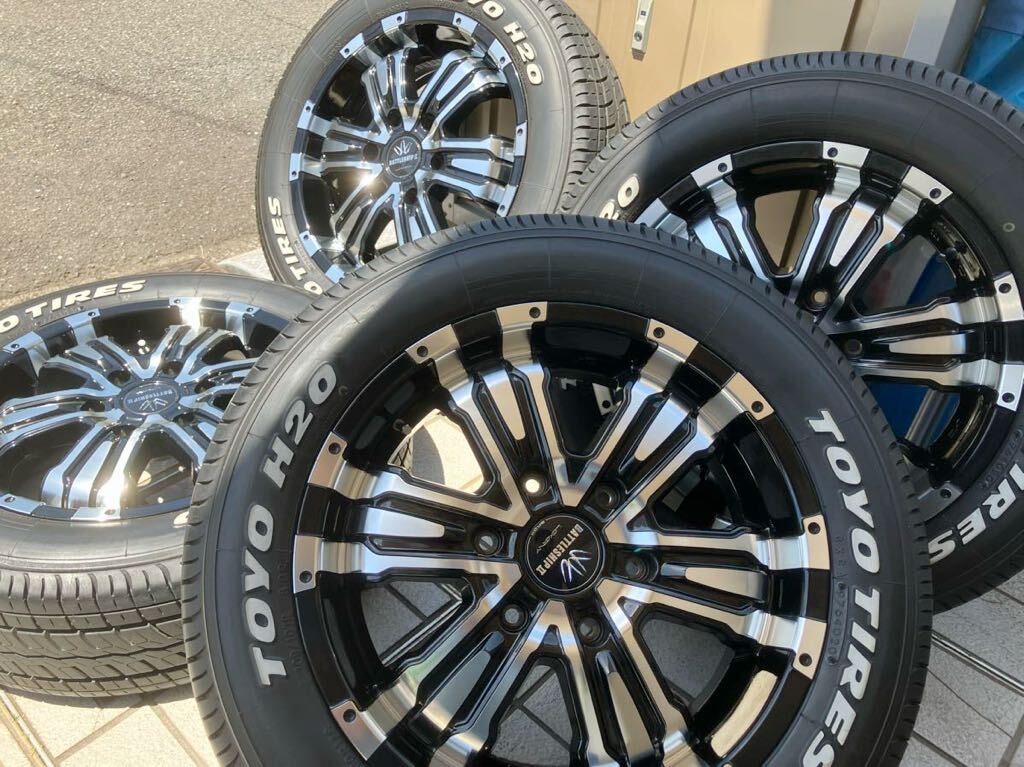 ★美品★バトルシップII★/17インチタイヤホイールSET ★215/60R17 /109/107R★PCD139.7-6H★ハイエース/NV350/キャラバン★車検OK★_画像1