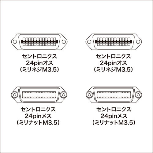 サンワサプライ GP-IBケーブル KB-GPIB05KN2 /l_画像3