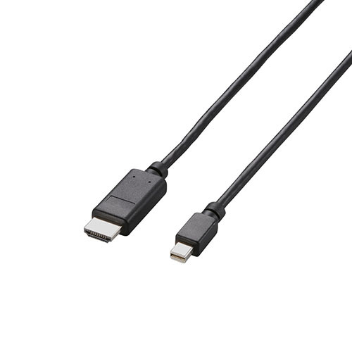 まとめ得 エレコム Mini DisplayPort-HDMI変換ケーブル/1m/ブラック AD-MDPHDMI10BK x [2個] /l_画像1