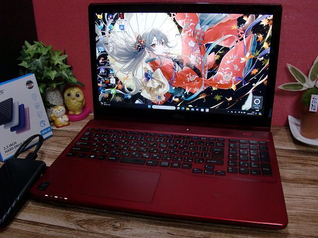 Windows11Pro最新23H2Ver Office2021 SSD256GB+HDD1TB タッチパネル Core i7 4712HQ【LIFEBOOK AH77/S】8G/Wi-Fi/HDMI/ブル-レイ/WebCam_画像1