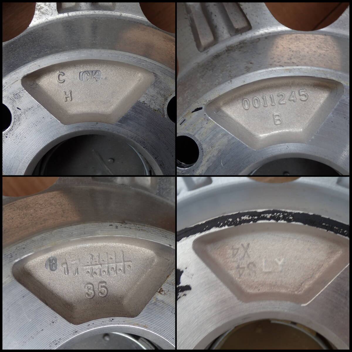  old car 12 -inch aluminium wheel 12×4 1/2? PCD 114.3 4 hole RPI WT-073