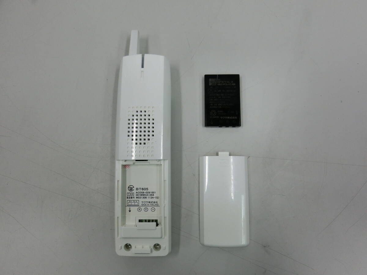 ^vSAXA cordless telephone machine BT605+WS605 receipt possible 3 (AC adaptor less )^V