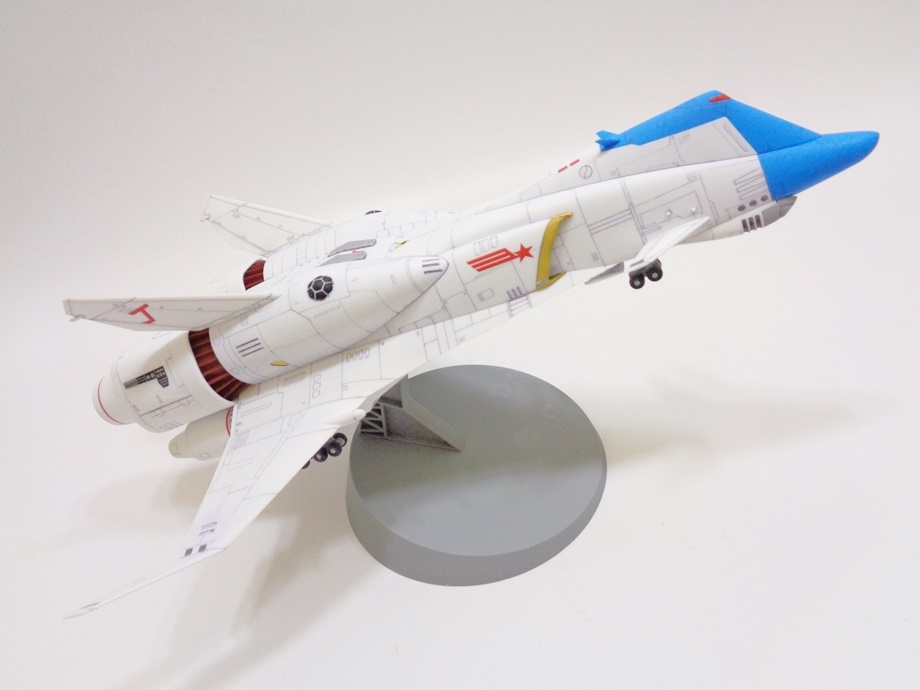 ハセガワ 1/400 外洋宇宙船 ミネルバ プラモデル 完成品 クラッシャージョウ MINERVA 模型 高千穂遙 スペースオペラ 艦船 CRUSHER JOE_画像1