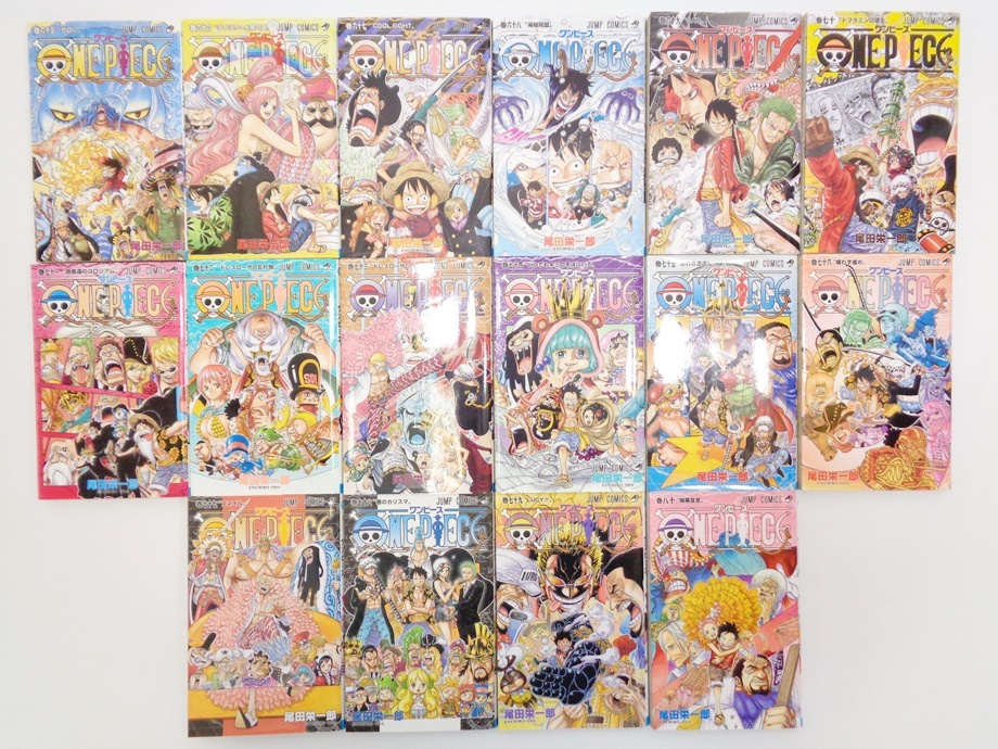  One-piece комикс 1~80 шт * не все тома в комплекте продажа комплектом хвост рисовое поле . один .ONE PIECE еженедельный Shonen Jump Shueisha manga (манга) MANGA comics 1 иен старт 