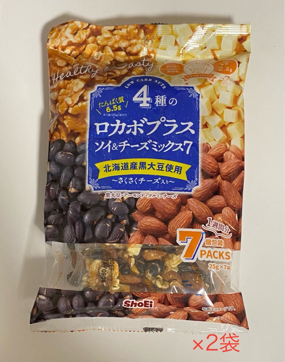4種のロカボプラス　ソイ&チーズミックス7【25g×7袋×2】正栄