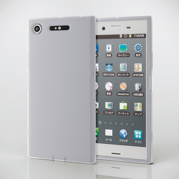 ★新品★ELECOM Xperia XZ1 SO-01K シリコンケース クリア×２個セットの画像5