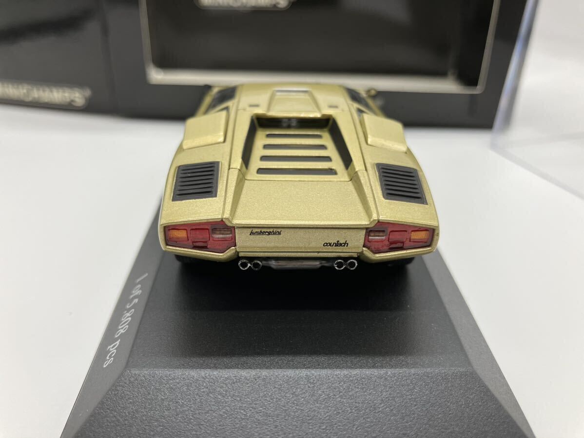 1/43 Minichamps 430103100 Lamborghini счетчик kLP400 Gold 