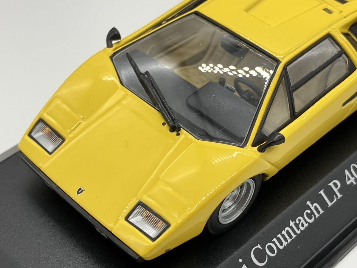 ミニチャンプス ランボルギーニ カウンタック LP400 1974 （イエロー） （1/43スケール MINICHAMPS 430103101）_画像1