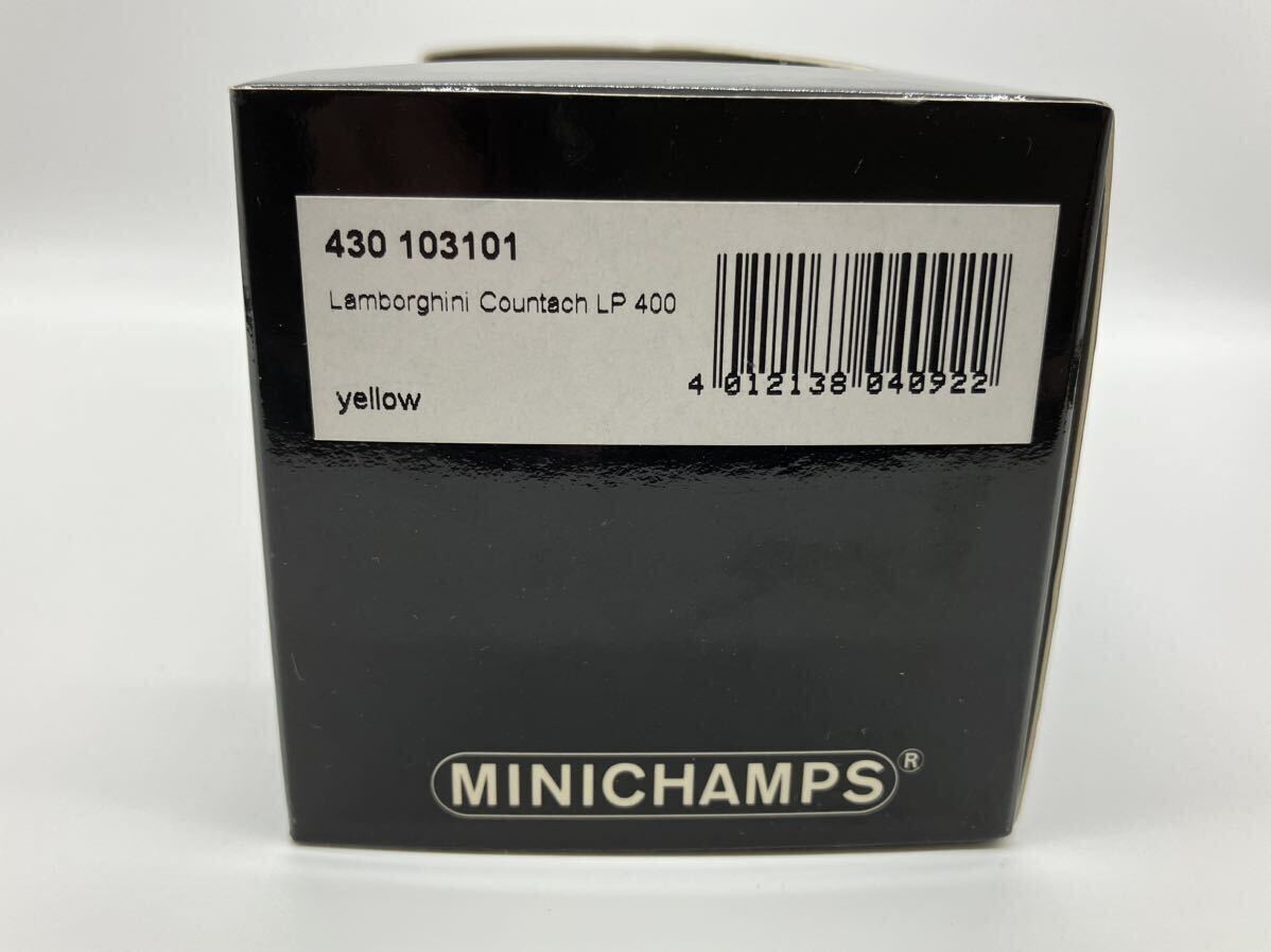 ミニチャンプス ランボルギーニ カウンタック LP400 1974 （イエロー） （1/43スケール MINICHAMPS 430103101）_画像3