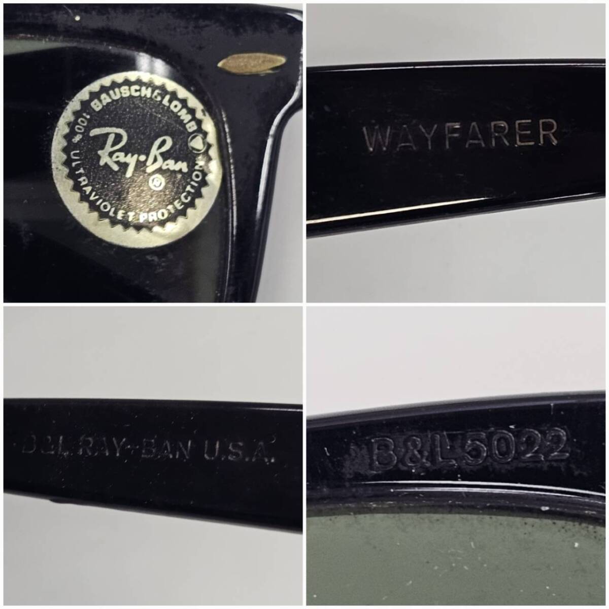 E061-605　5点まとめ　サングラス　眼鏡　メガネ　Ray・Ban　レイバン　ファッション小物_画像9