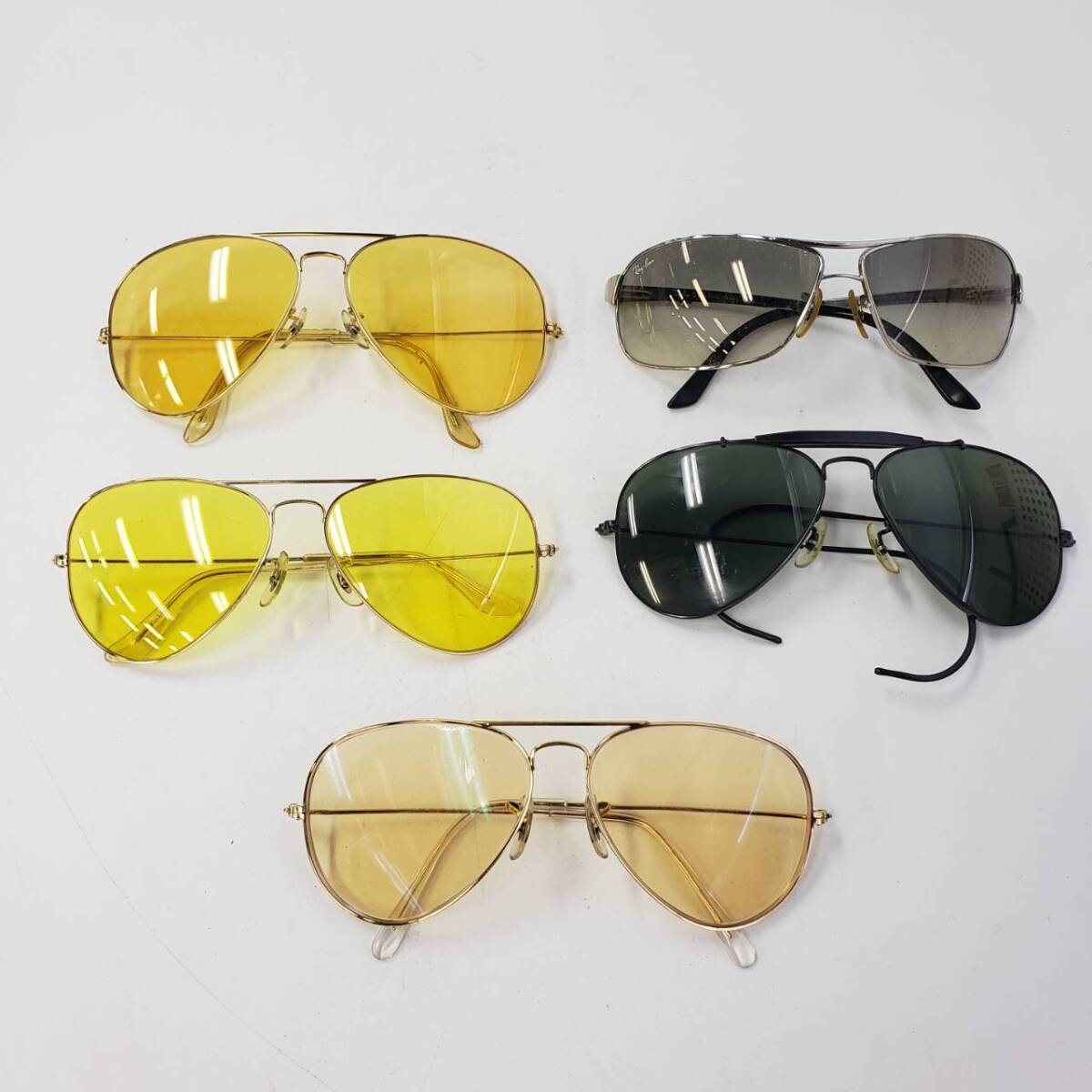 M061-539　サングラス５点まとめ Ray-Ban レイバン ティアドロップ ファッション 小物_画像1