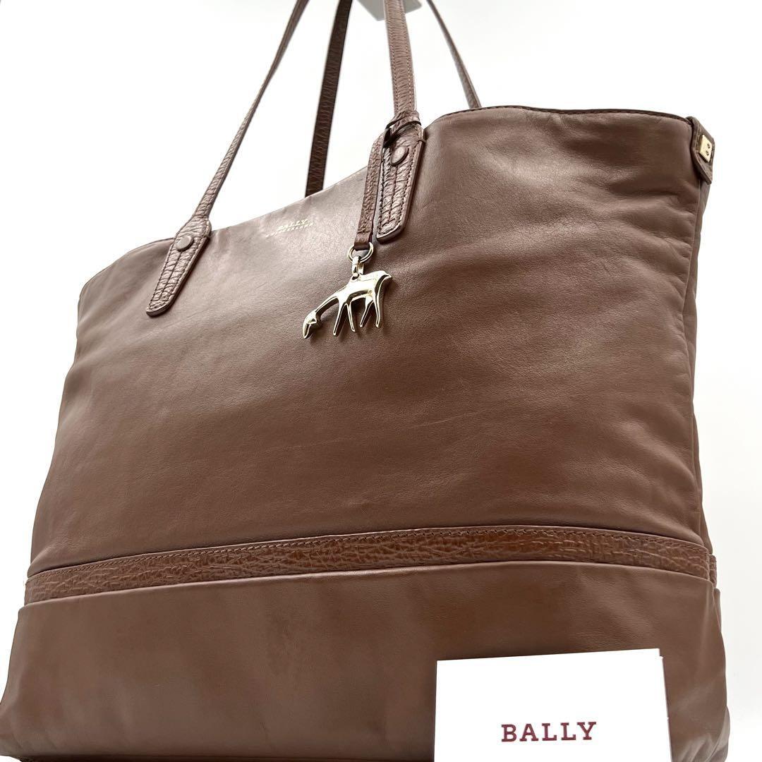 { прекрасный товар }A4 возможно BALLY Bally мужской бизнес кожа большая сумка очарование Brown плечо .. ходить на работу 