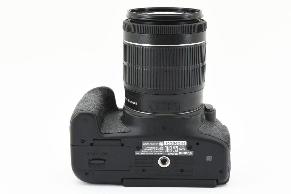 【美品】 Canon EOS Kiss X8i EF-S 18-55mm 3.5-5.6 IS STM キヤノン デジタル一眼レフカメラ レンズ 【元箱付き】 【動作確認済み】 #1408_画像6