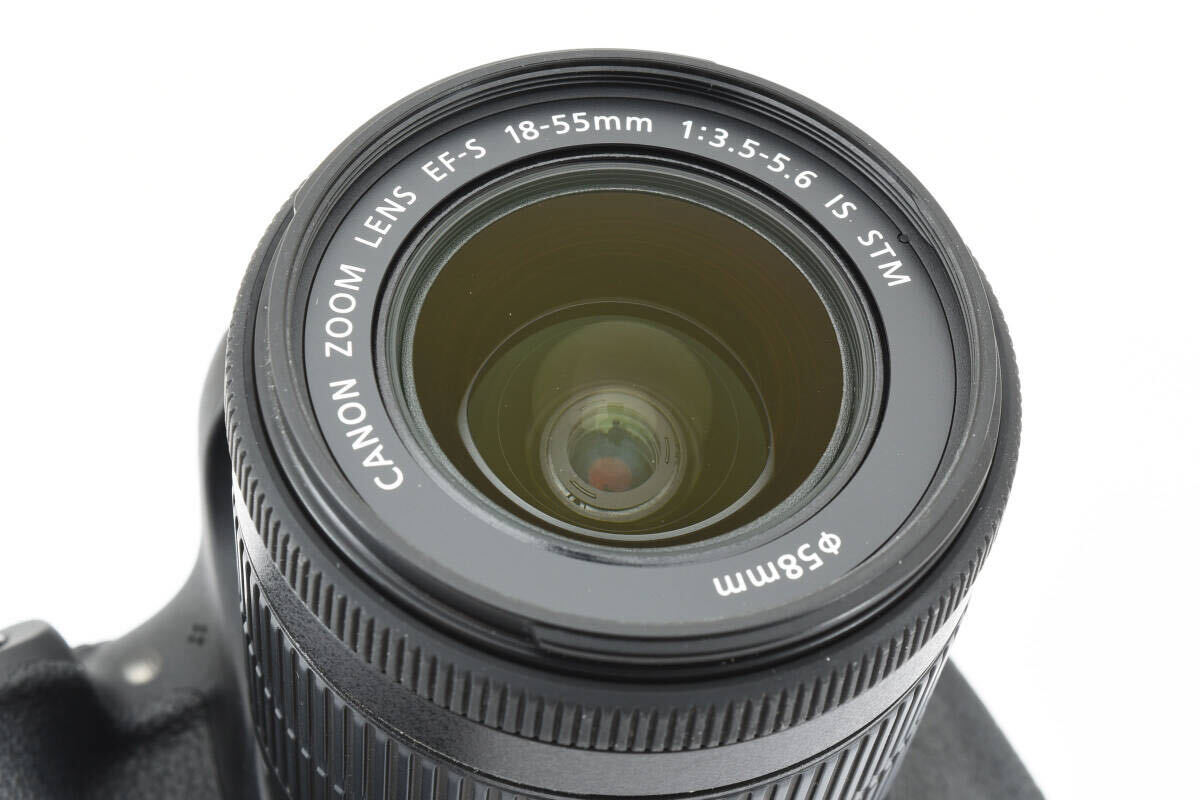 【美品】 Canon EOS Kiss X8i EF-S 18-55mm 3.5-5.6 IS STM キヤノン デジタル一眼レフカメラ レンズ 【元箱付き】 【動作確認済み】 #1408の画像9