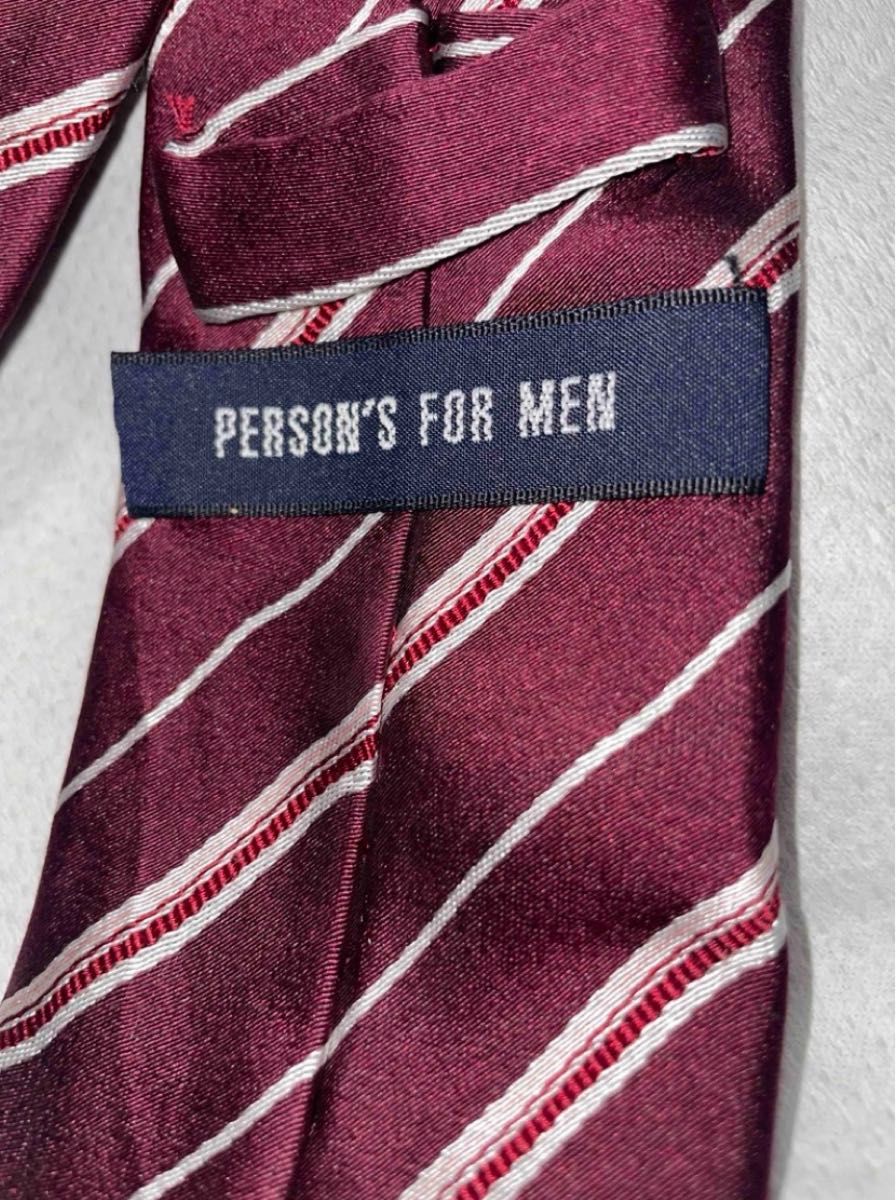 PERSON'S FOR MEN　メンズ　ネクタイ　柄