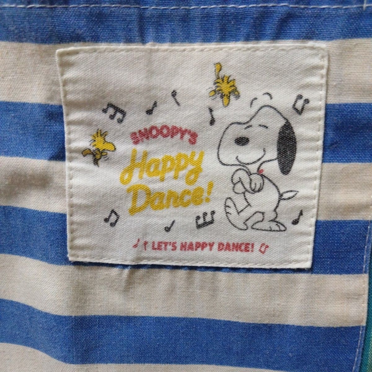 SNOOPY 保育士 エプロン   介護士 ママエプロン  チェック   М～L