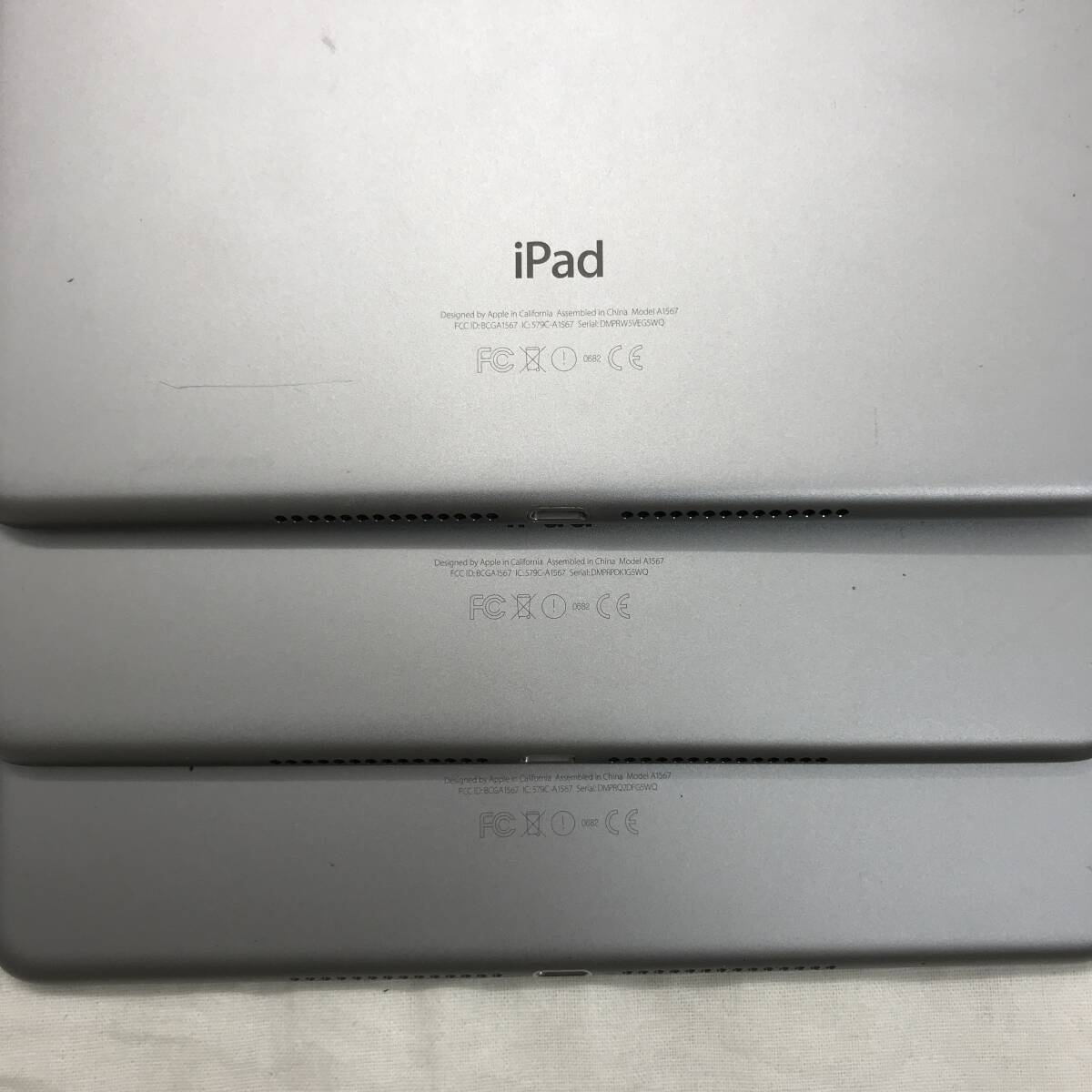 【ジャンク】iPad Air2　6台セット スペースグレイ A1567　MGGX2J/A 16GB【051412】_画像7