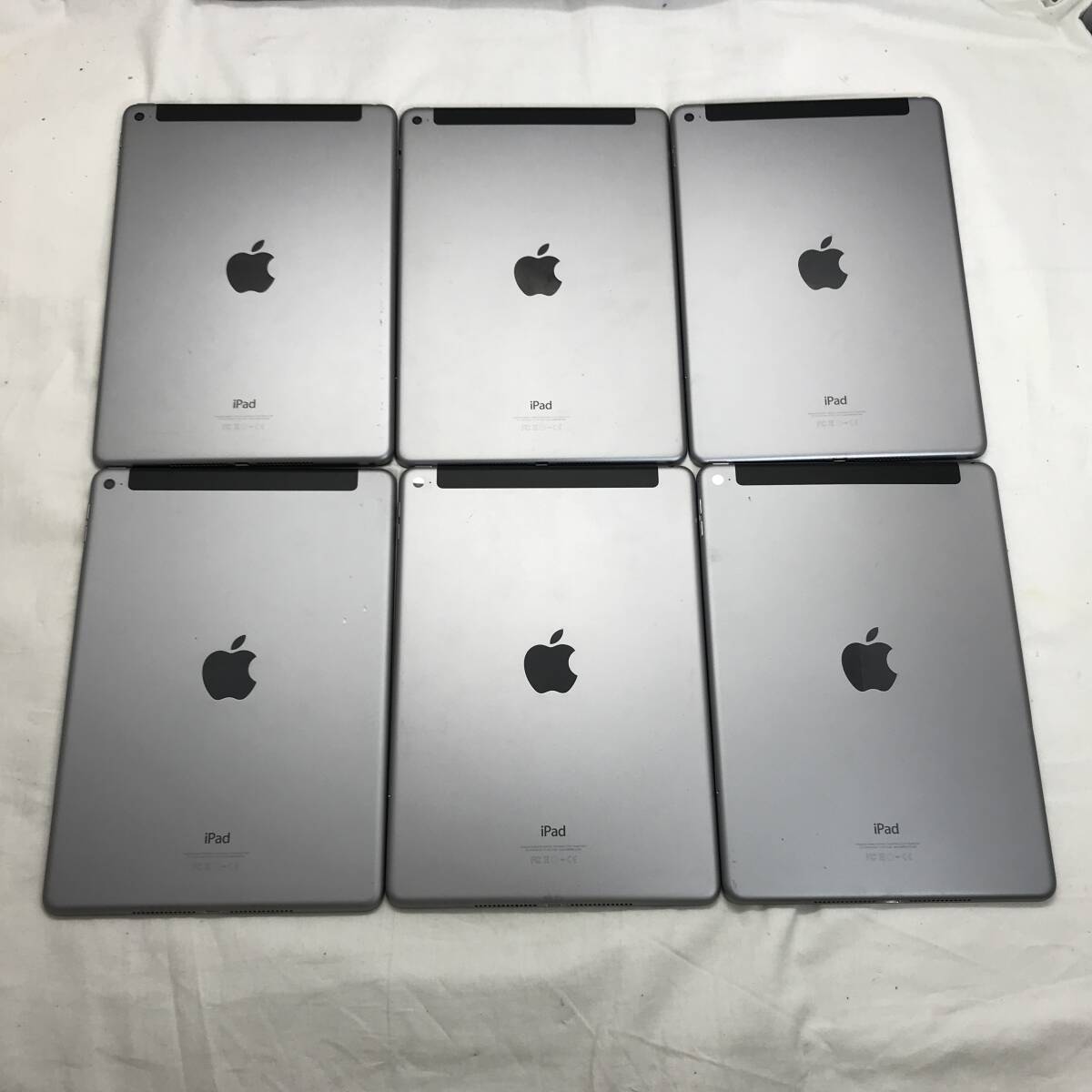 【ジャンク】iPad Air2　6台セット スペースグレイ A1567　MGGX2J/A 16GB【051412】_画像1