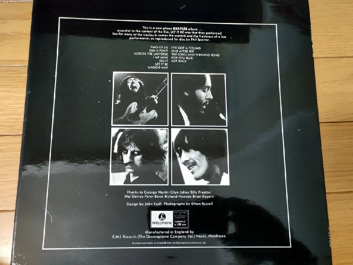ビートルズ レット・イット・ビー/THE BEATLES Let It Be レコード/LP イギリス・オリジナル パーロフォンレーベル/UK盤/PCS-7096/L33029_画像3