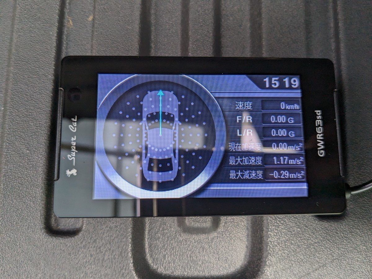 ユピテル YUPITERU GWR63SD GPSレーダー探知機 レーダー レーダー探知機 GPS obd2 スーパーキャット gpsレーダー探知機 の画像8