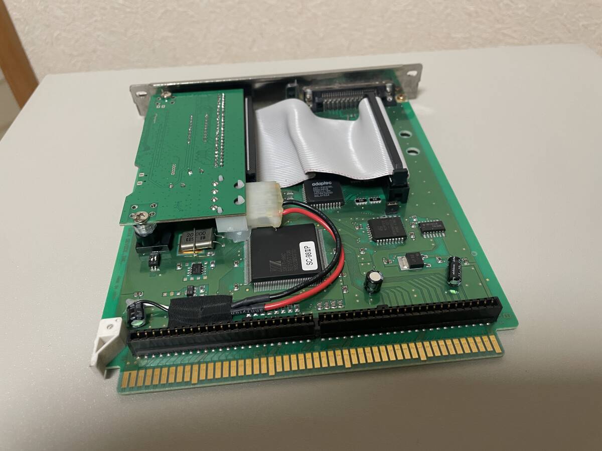 NEC PC-9801シリーズ、EPSON PC-386/486シリーズ　Cバス内蔵用SCSI2SDドライブ（I/O DATA SC-98ⅢP改造品）中古_画像1