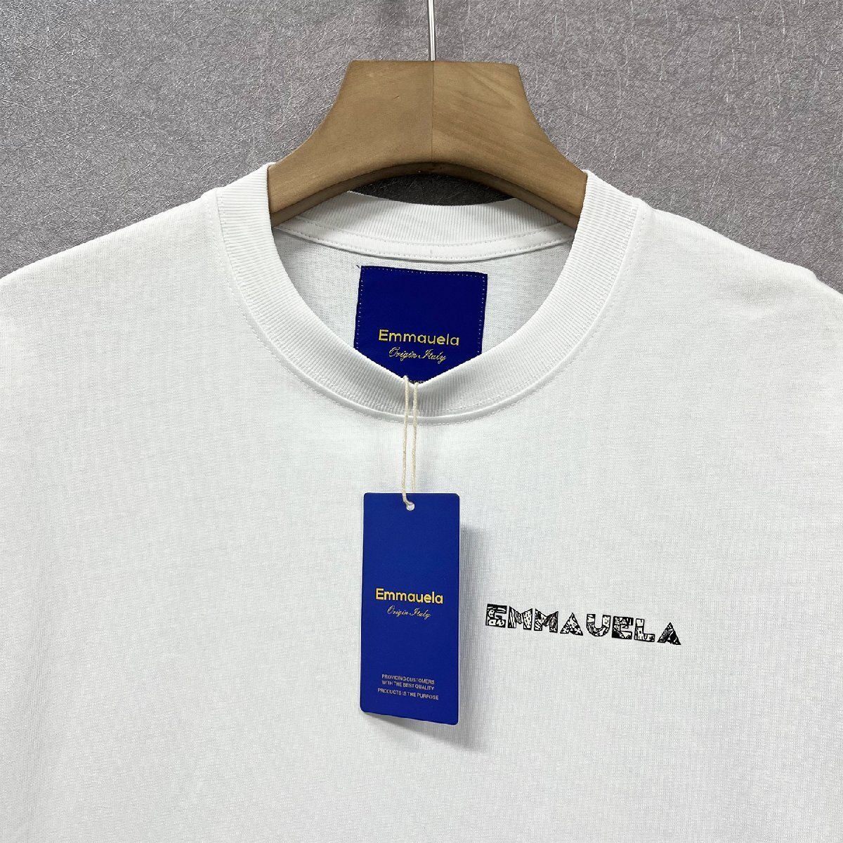 人気・半袖Tシャツ 定価2万◆Emmauela・イタリア・ミラノ発◆上質 吸汗 通気 ソフト 個性 クマ プルオーバー カットソー ストリート 夏 Lの画像3