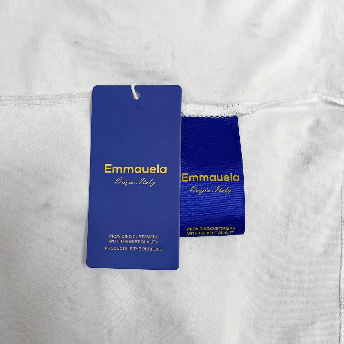 個性・タンクトップ 定価2万◆Emmauela・イタリア・ミラノ発◆コットン100％ 涼しい 薄手 きらめき スパンコール スポーツ 夏服 2XL/52_画像9