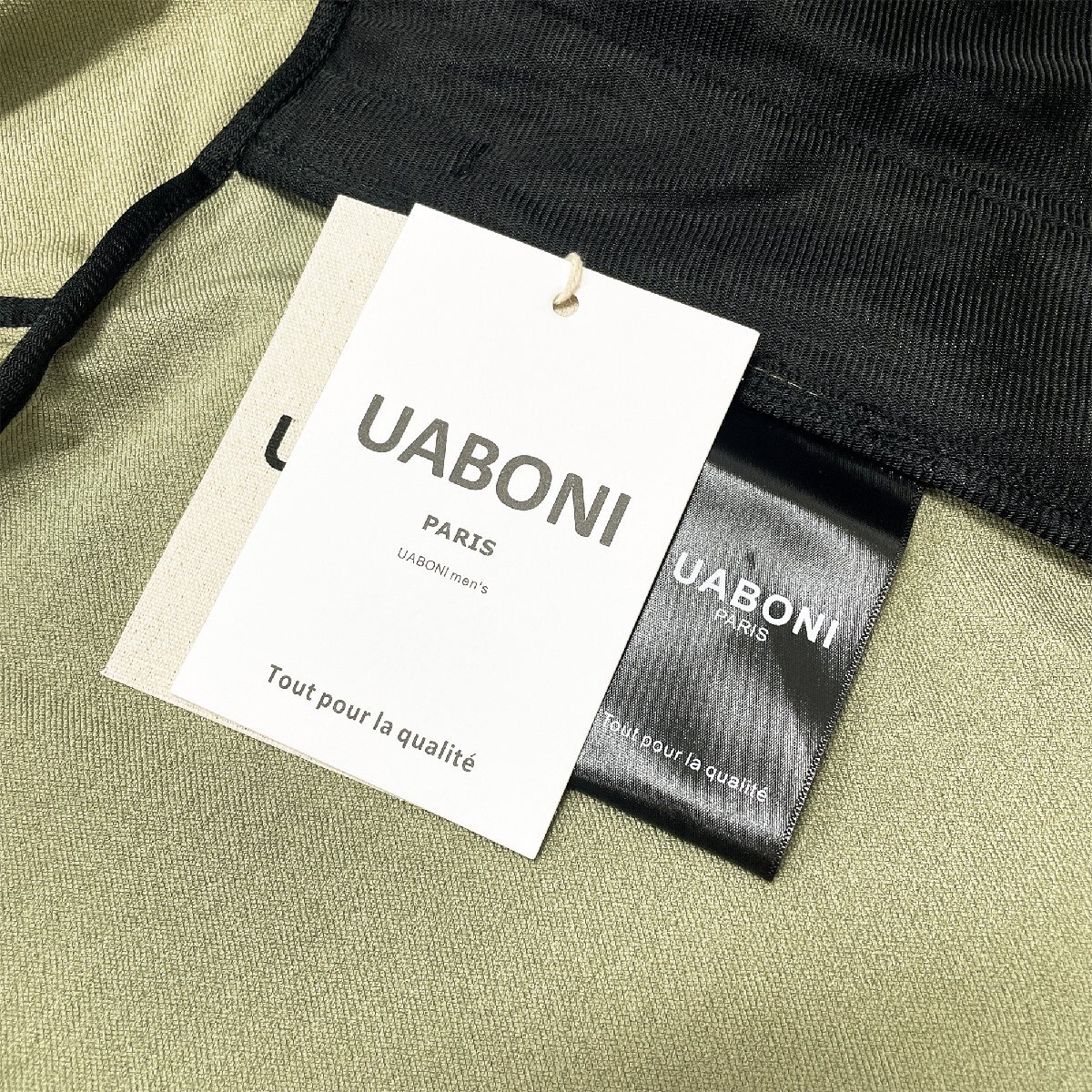 高機能EU製＆定価7万◆UABONI*Paris*マウンテンパーカー*ユアボニ*パリ発◆防風 撥水 シック 無地 ジャケット 登山服 ゆったり ジャケットM_画像10